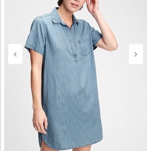 🌷 2/$25 GAP Denim Popover dress